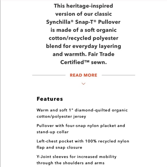 Patagonia Cotton Quilt Snap T Pullover Sweater - Picture 6 of 10